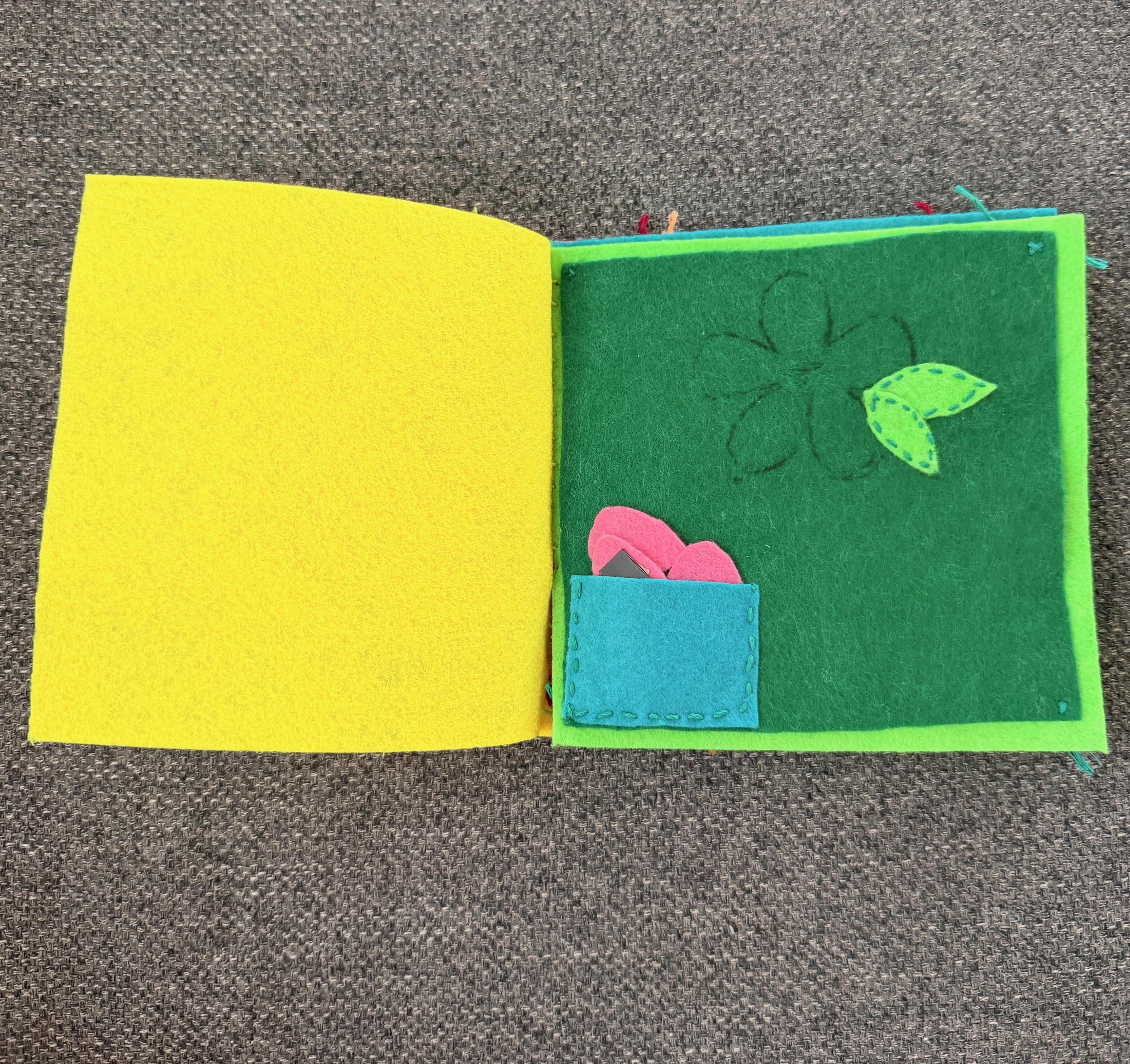 Interior page layout demonstrating interactive elements.